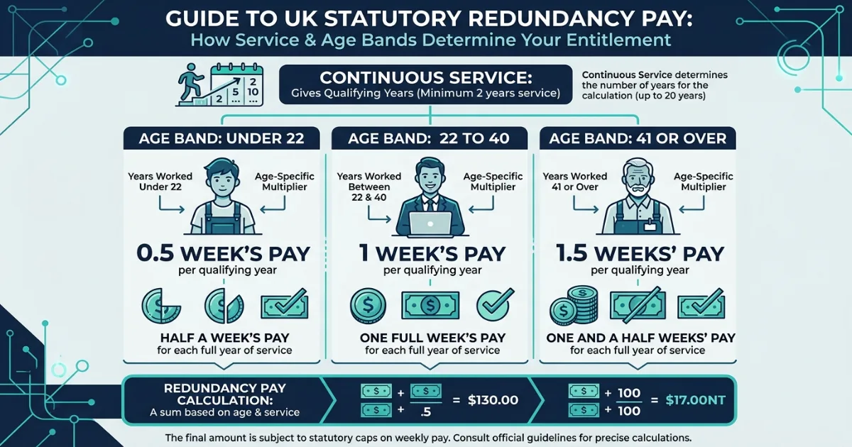 Continuous service and redundancy pay age bands