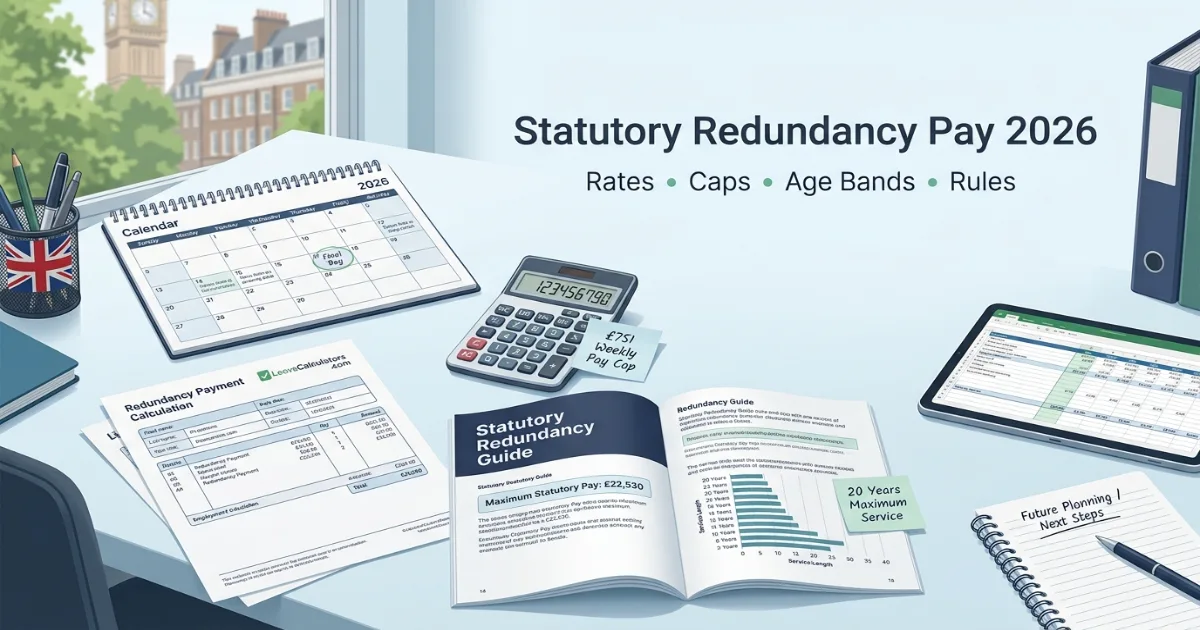 Statutory Redundancy Pay 2026 rates caps and rules in the UK