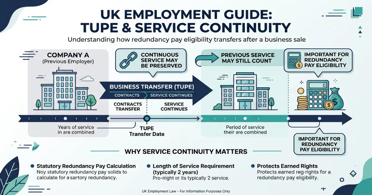 What counts towards continuous employment in the UK