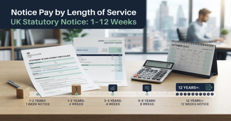 Notice Pay by Length of Service